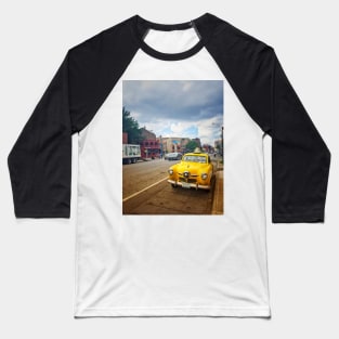 Yellow Cab, West Village, Manhattan, NYC Baseball T-Shirt